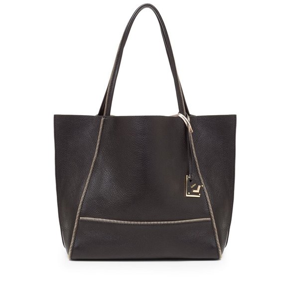Botkier Handbags - Botkier Leather Tote Gold gunmetal design